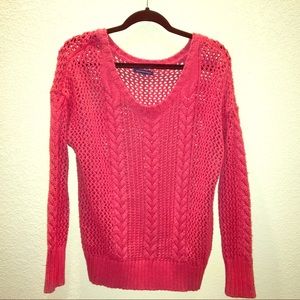 Pink sweater from American Eagle